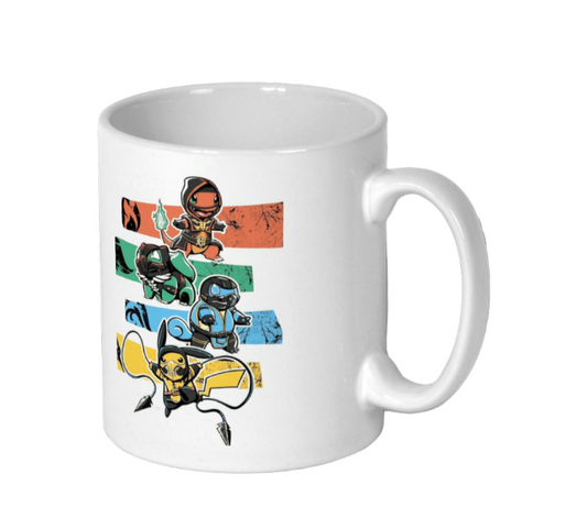 Pokémon & Mortal Kombat - Kombat Starters Mug