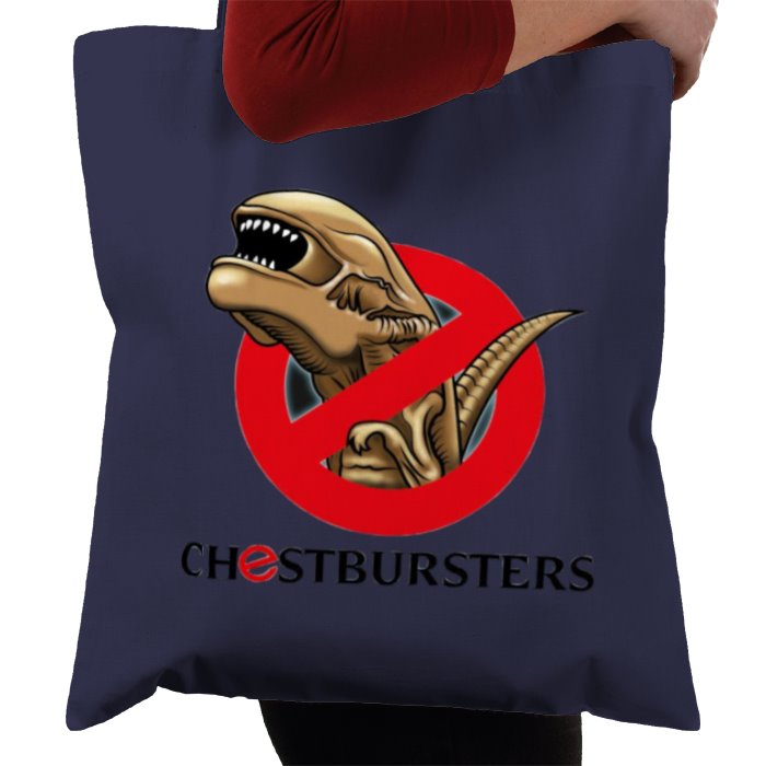 Aliens & Ghostbusters - Chestbursters Tote Bag