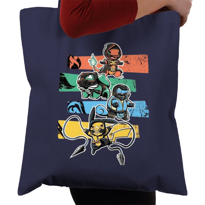 Pokémon & Mortal Kombat - Kombat Starters Tote Bag