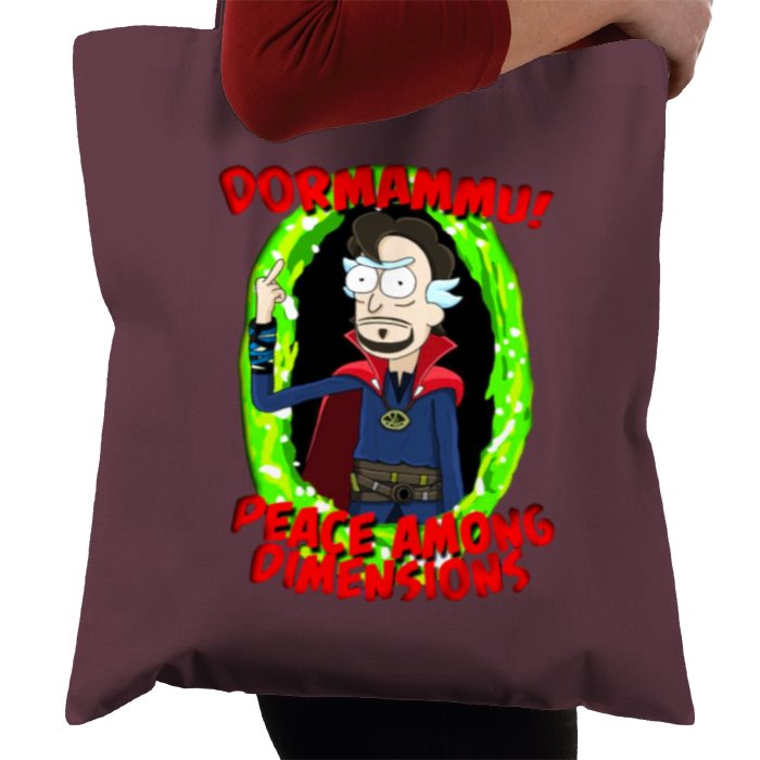 Rick & Morty & Dr Strange - Rick Strange Tote Bag