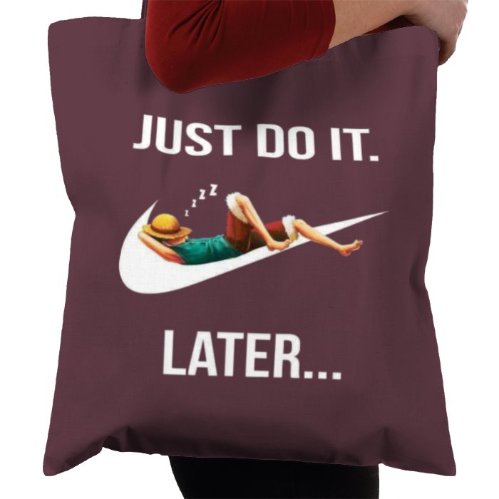 One Piece & Nike - Just Do It Later Tote Bag