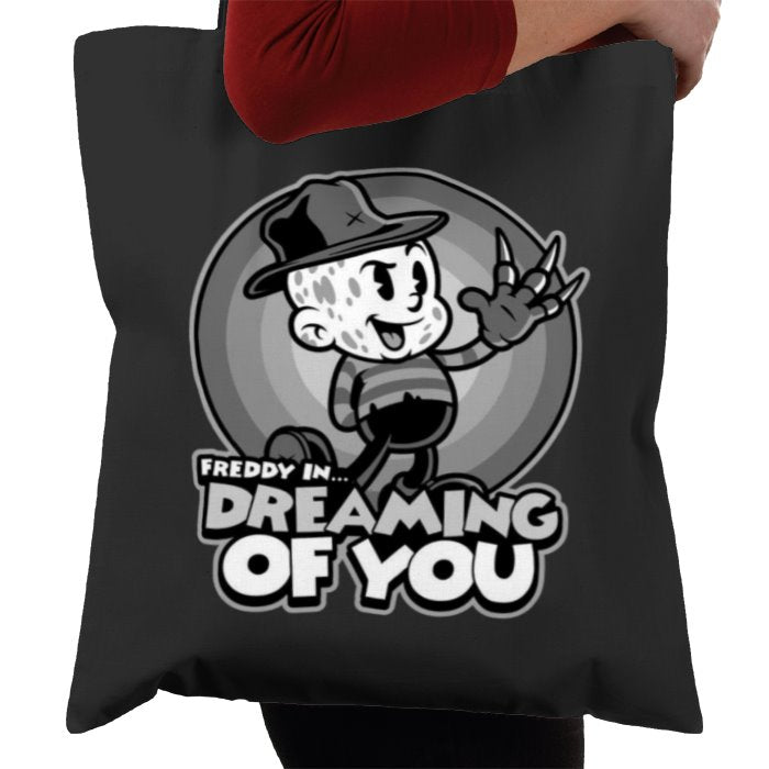 Looney Tunes & A Nightmare On Elm Street - Dreaming Of You Tote Bag