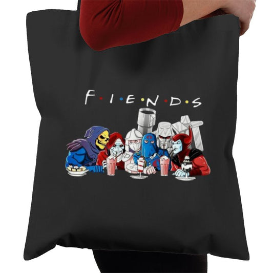 Cartoon Mashup & F.R.I.E.N.D.S - The F.I.E.N.D.S Tote Bag