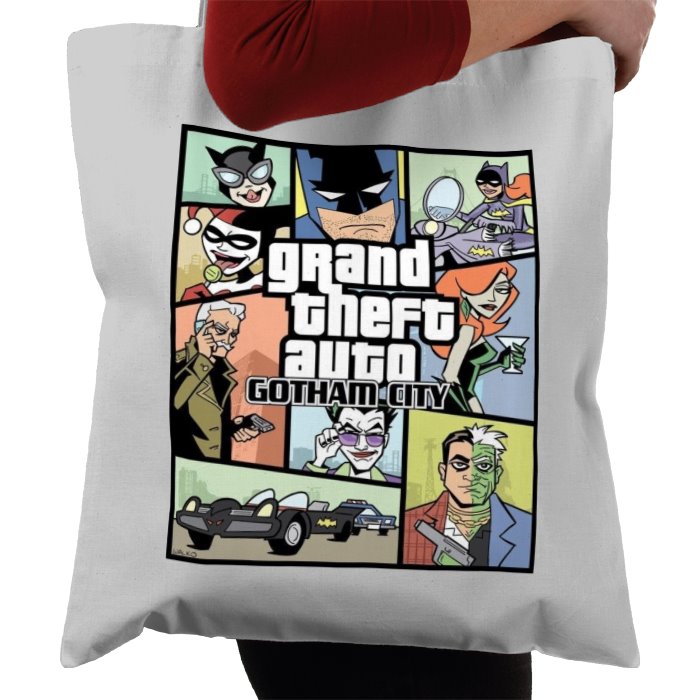 Batman & Grand Theft Auto - Grand Theft Auto Gotham Tote Bag