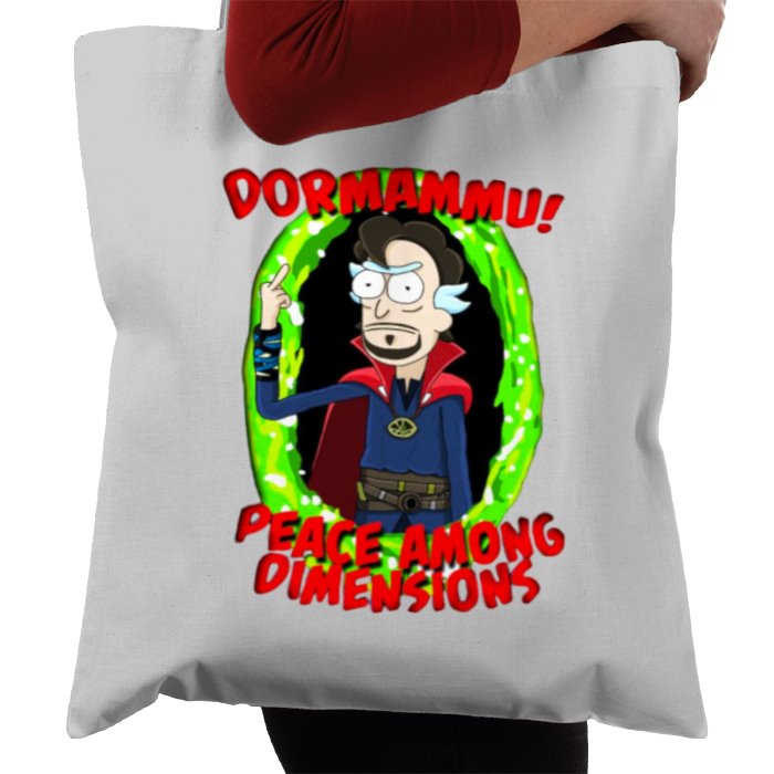 Rick & Morty & Dr Strange - Rick Strange Tote Bag