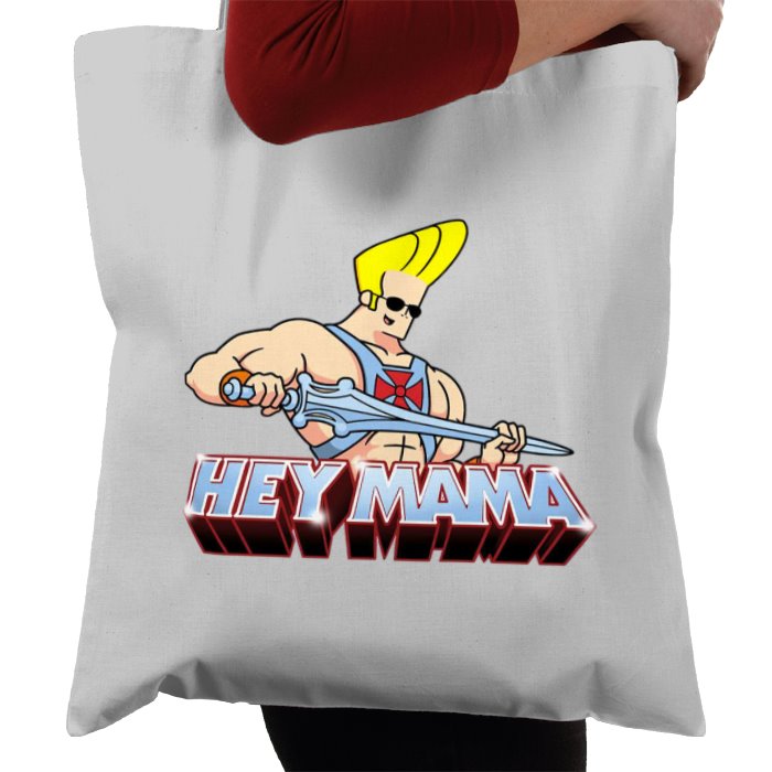 Johnny Bravo & He-Man - Hey Mama Tote Bag