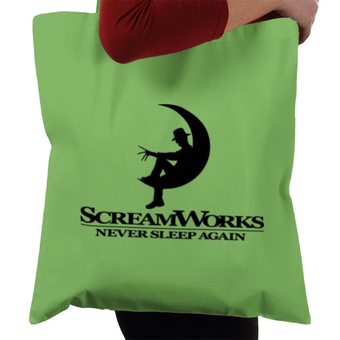 A Nightmare On Elm Street & DreamWorks - ScreamWorks Tote Bag