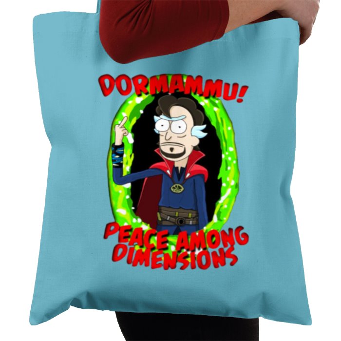 Rick & Morty & Dr Strange - Rick Strange Tote Bag