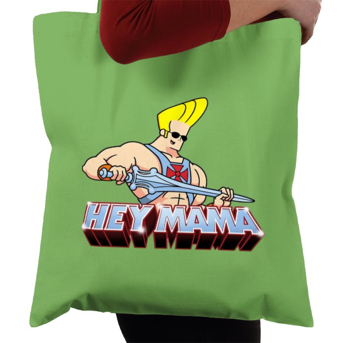 Johnny Bravo & He-Man - Hey Mama Tote Bag