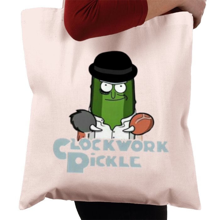 Rick & Morty & A Clockwork Orange - A Clockwork Pickle Tote Bag