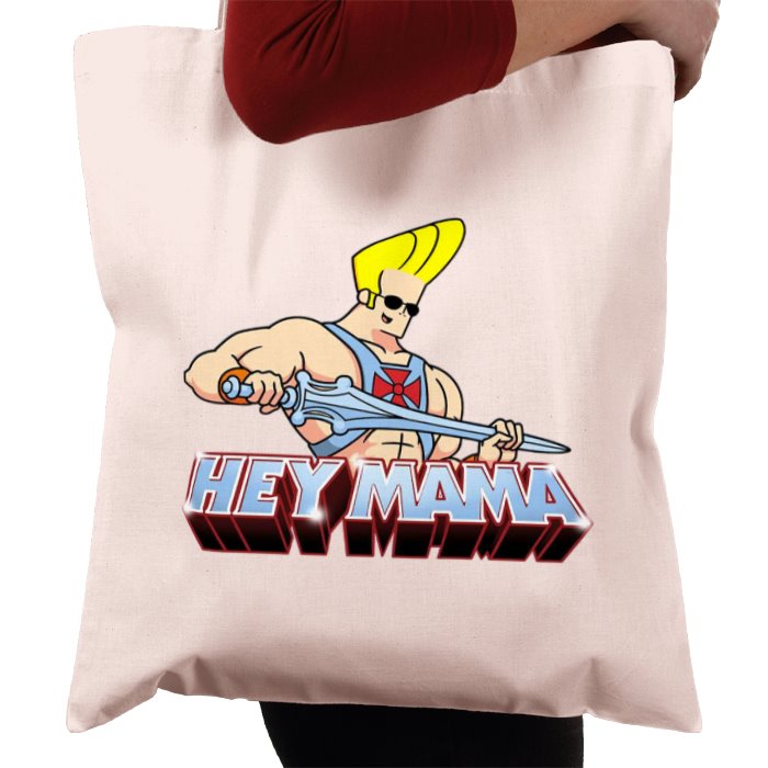 Johnny Bravo & He-Man - Hey Mama Tote Bag