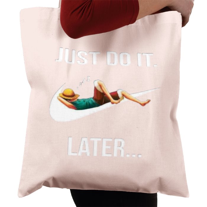 One Piece & Nike - Just Do It Later Tote Bag