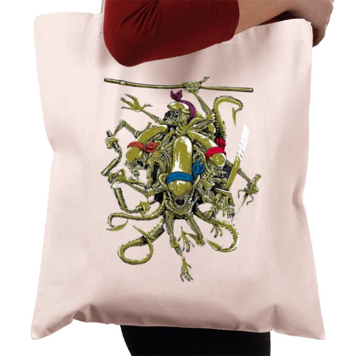 Aliens & Teenage Mutant Ninja Turtles - Teenage Mutant Xenomorph Ninja's Tote Bag