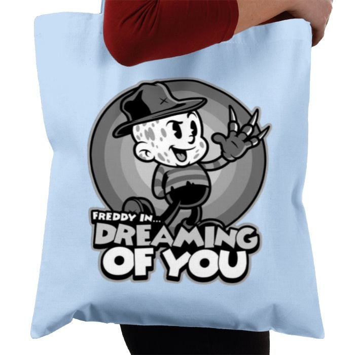 Looney Tunes & A Nightmare On Elm Street - Dreaming Of You Tote Bag