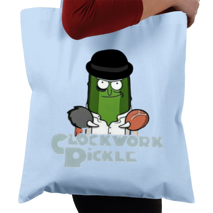 Rick & Morty & A Clockwork Orange - A Clockwork Pickle Tote Bag