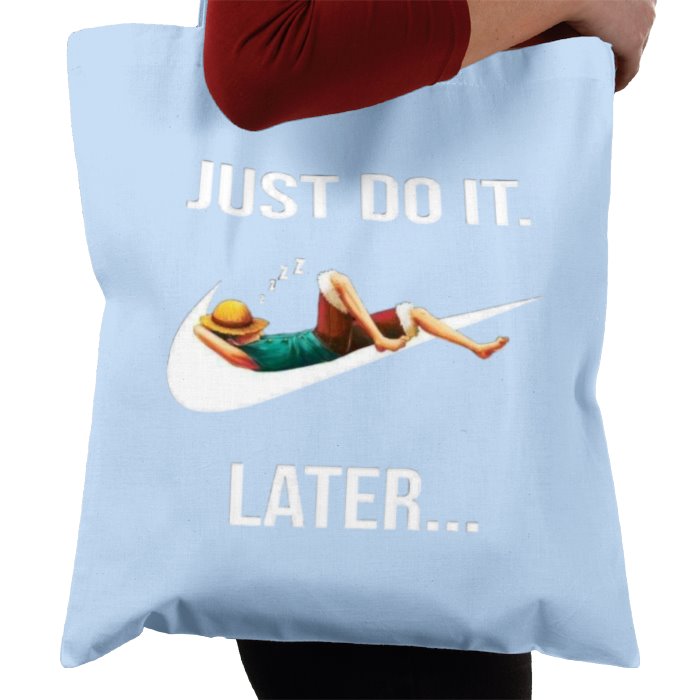 One Piece & Nike - Just Do It Later Tote Bag