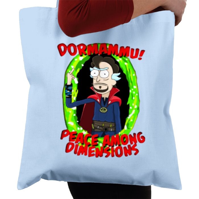 Rick & Morty & Dr Strange - Rick Strange Tote Bag