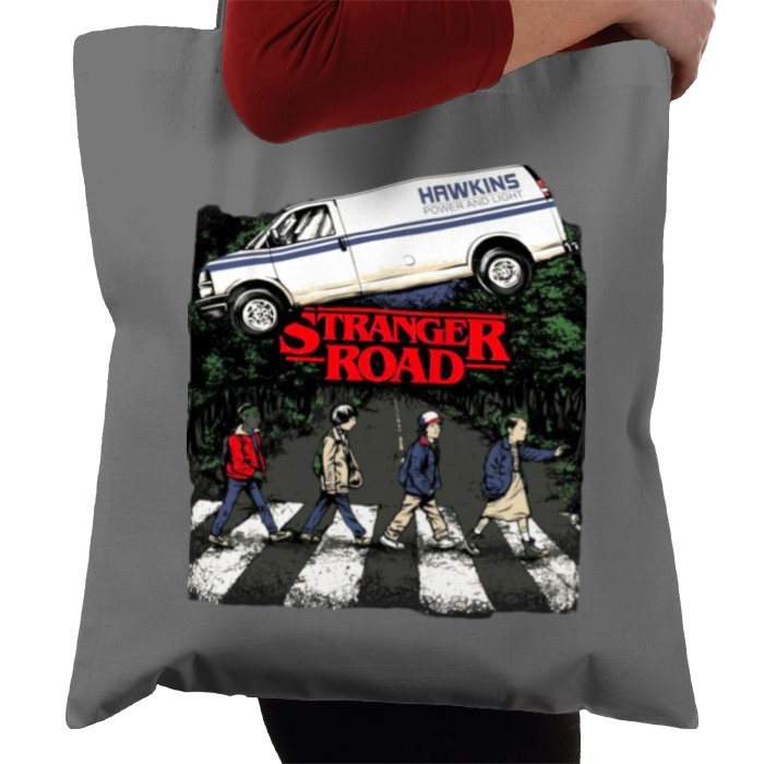 Stranger Things & The Beatles - Abbey Road Tote Bag