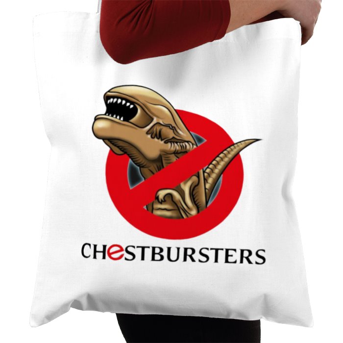 Aliens & Ghostbusters - Chestbursters Tote Bag