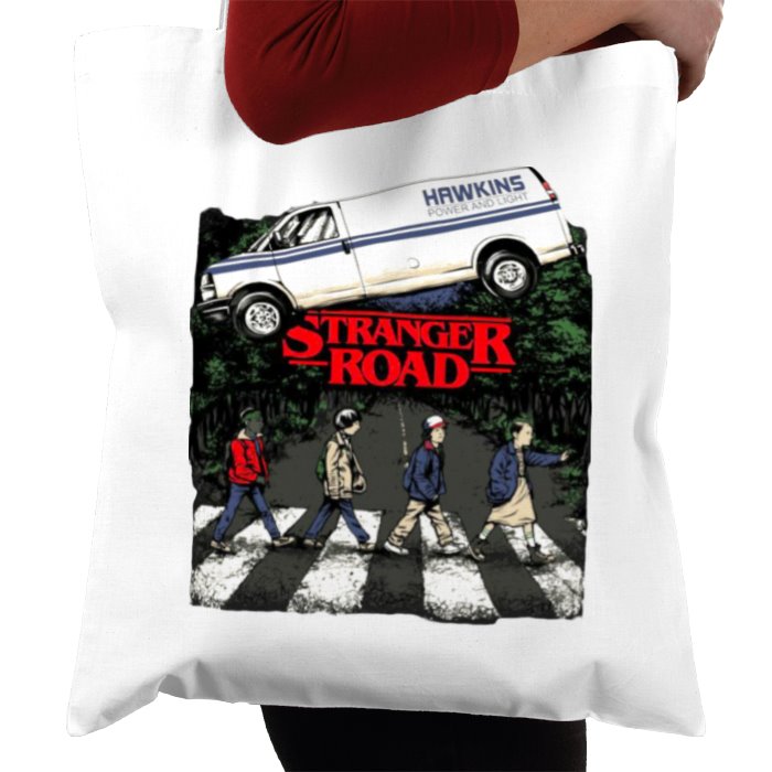 Stranger Things & The Beatles - Abbey Road Tote Bag