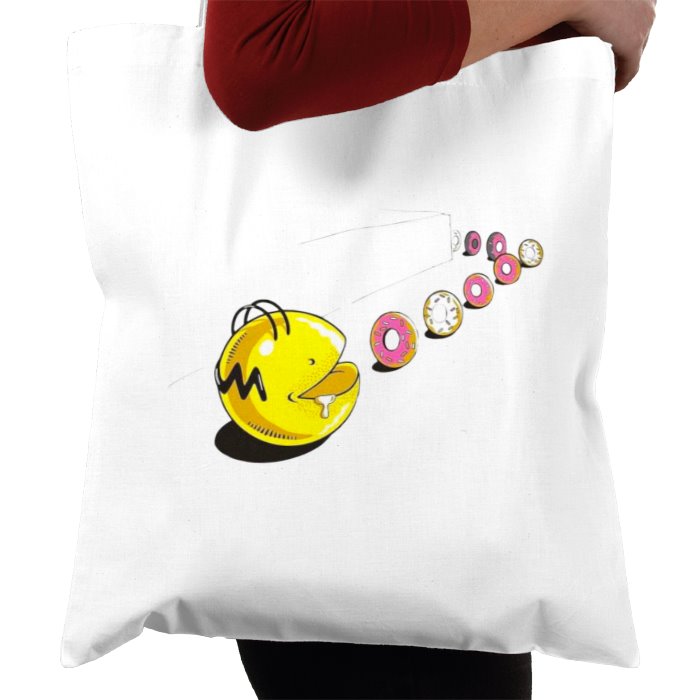 Pacman & The Simpsons - Simpsons Crossover Tote Bag