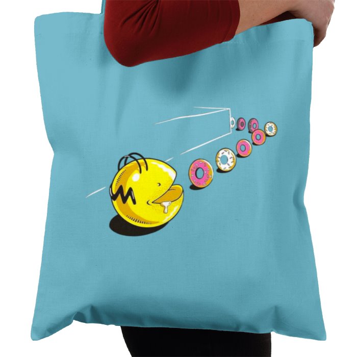 Pacman & The Simpsons - Simpsons Crossover Tote Bag