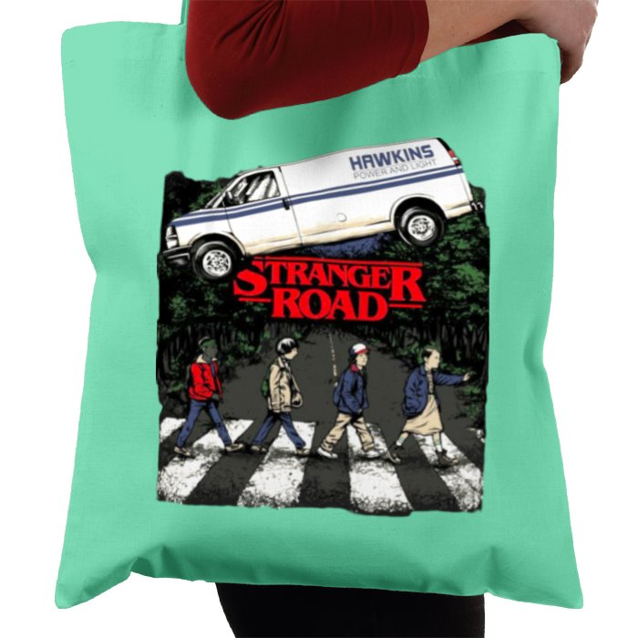 Stranger Things & The Beatles - Abbey Road Tote Bag