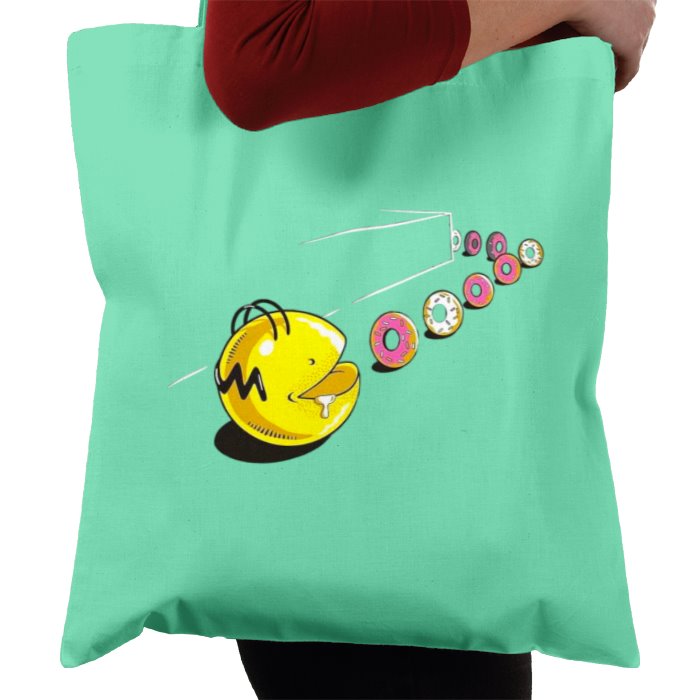 Pacman & The Simpsons - Simpsons Crossover Tote Bag