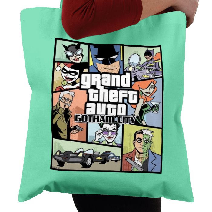 Batman & Grand Theft Auto - Grand Theft Auto Gotham Tote Bag