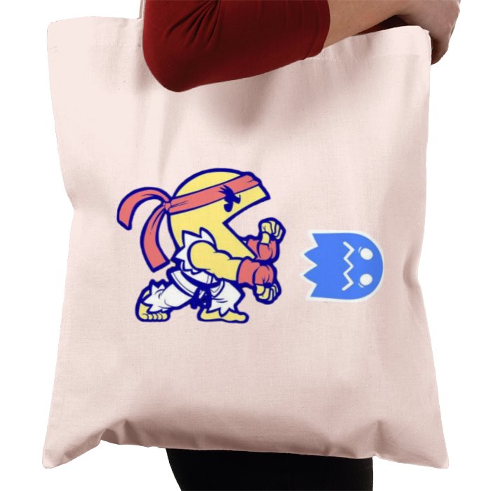 Pacman & Street Fighter - Pac Fighter Tote Bag