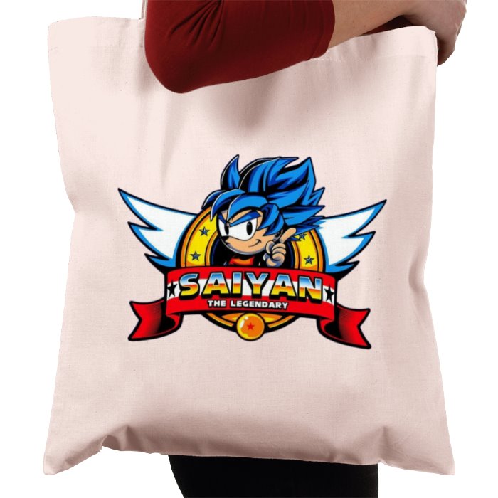 Sonic & Dragonball Z - Sonic The Saiyan Tote Bag