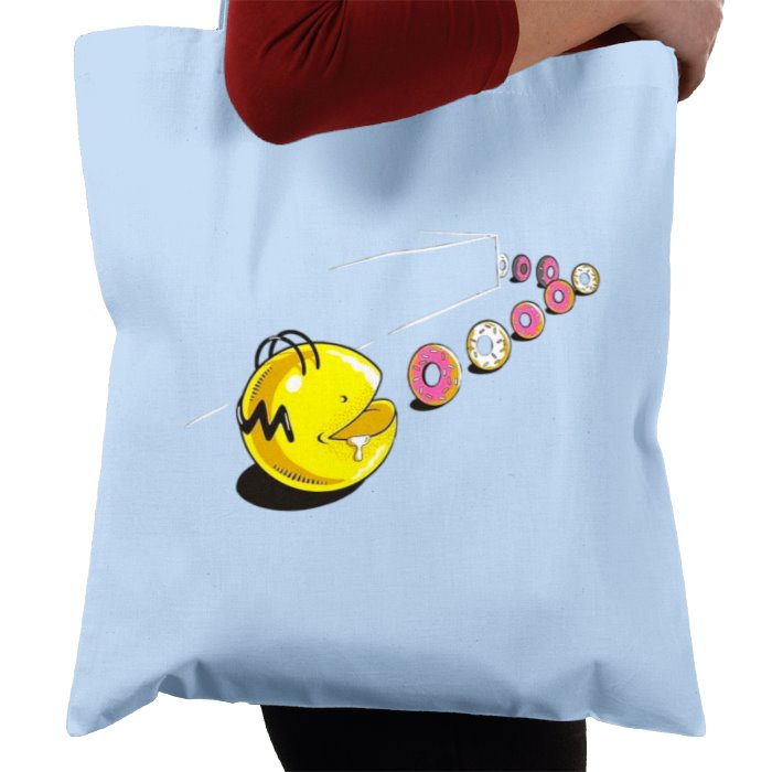 Pacman & The Simpsons - Simpsons Crossover Tote Bag