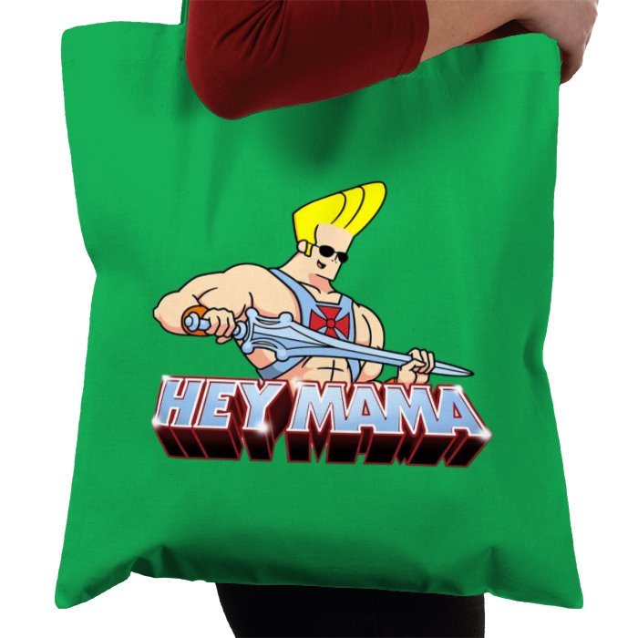 Johnny Bravo & He-Man - Hey Mama Tote Bag