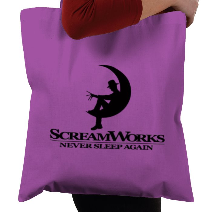 A Nightmare On Elm Street & DreamWorks - ScreamWorks Tote Bag