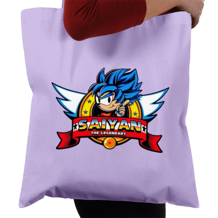 Sonic & Dragonball Z - Sonic The Saiyan Tote Bag