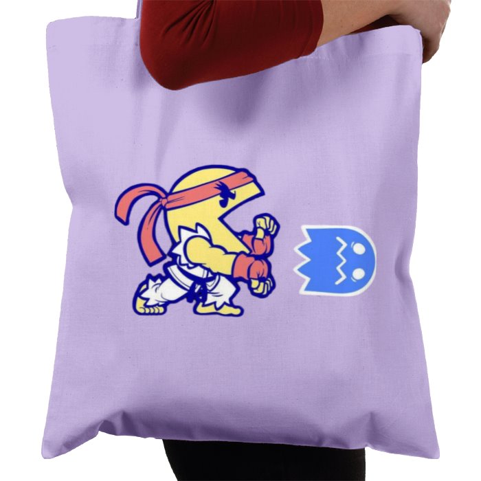 Pacman & Street Fighter - Pac Fighter Tote Bag