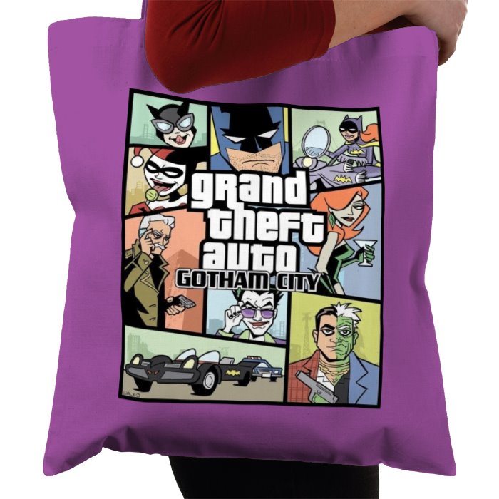 Batman & Grand Theft Auto - Grand Theft Auto Gotham Tote Bag