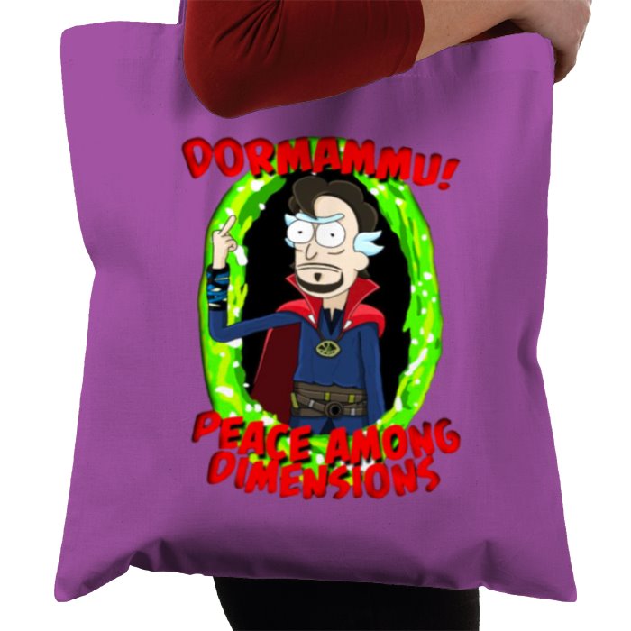 Rick & Morty & Dr Strange - Rick Strange Tote Bag