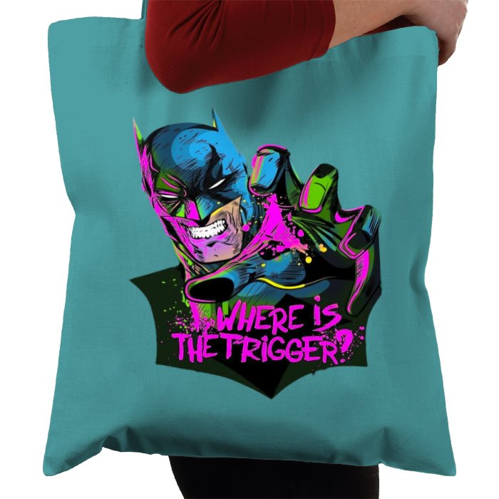 Batman - Where Is The Trigger Tote Bag