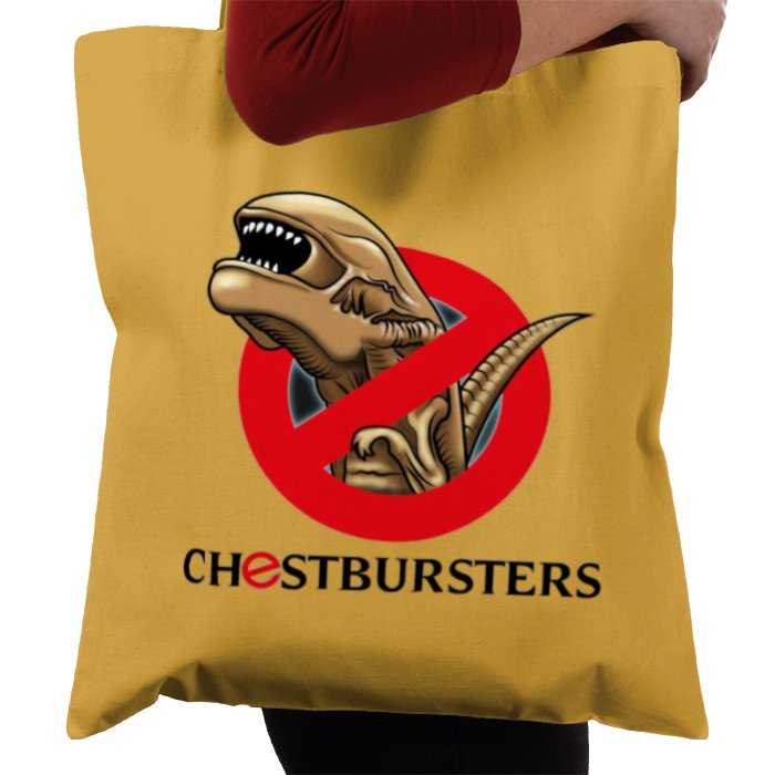 Aliens & Ghostbusters - Chestbursters Tote Bag