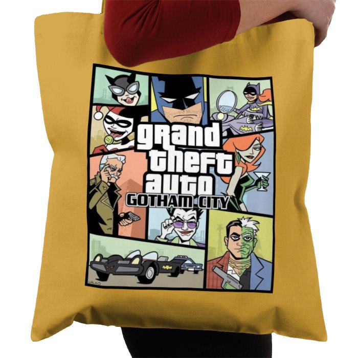 Batman & Grand Theft Auto - Grand Theft Auto Gotham Tote Bag