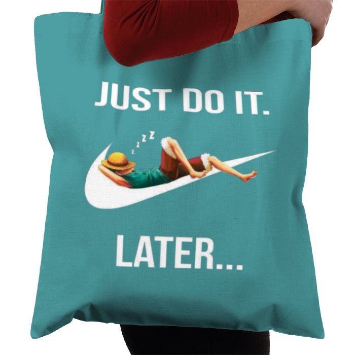 One Piece & Nike - Just Do It Later Tote Bag