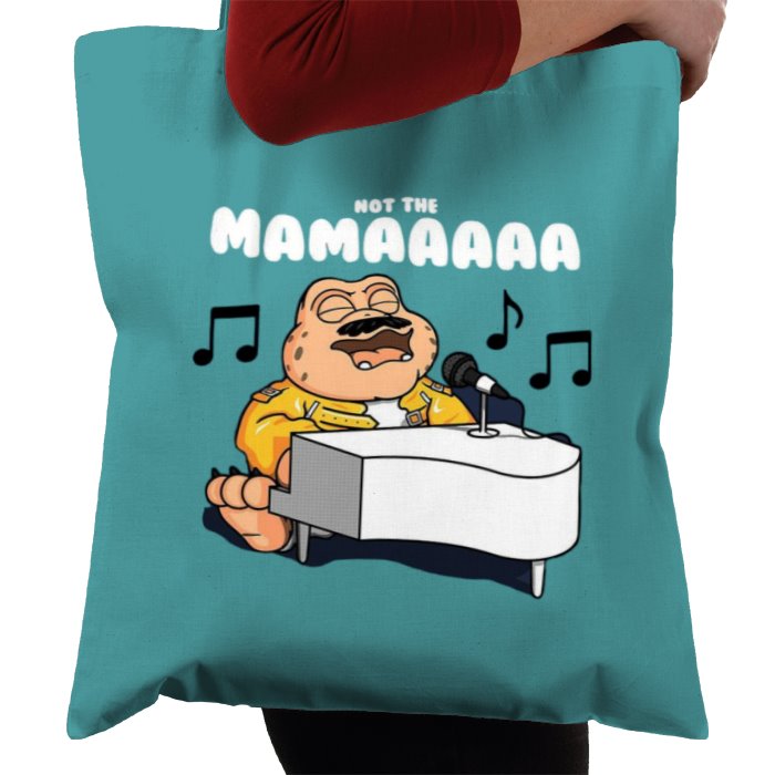 Dinosaurs & Freddy Mercury - Not The Mama Tote Bag