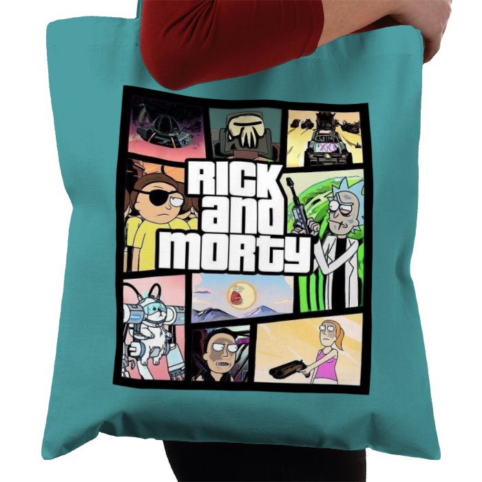 Rick & Morty & Grand Theft Auto - Grand Theft Auto Style Bag