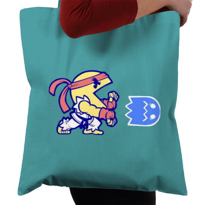 Pacman & Street Fighter - Pac Fighter Tote Bag