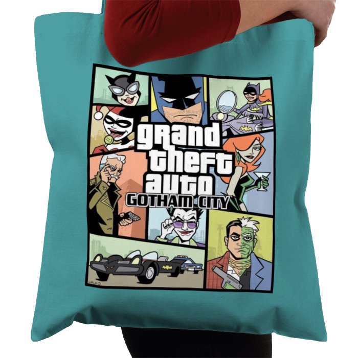 Batman & Grand Theft Auto - Grand Theft Auto Gotham Tote Bag