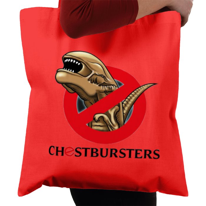 Aliens & Ghostbusters - Chestbursters Tote Bag