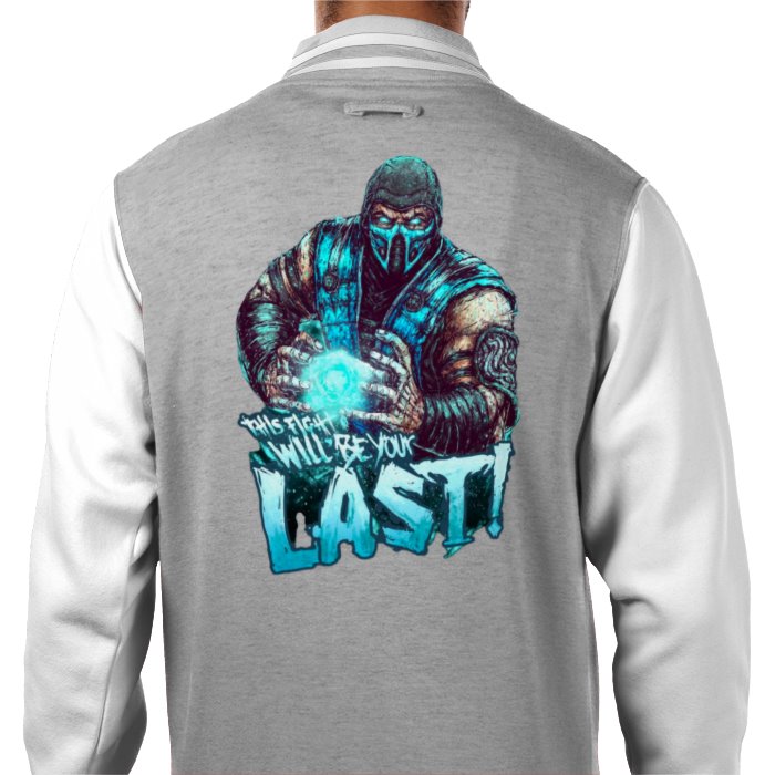 Mortal Kombat - Sub Zero Last Match Varsity Jacket