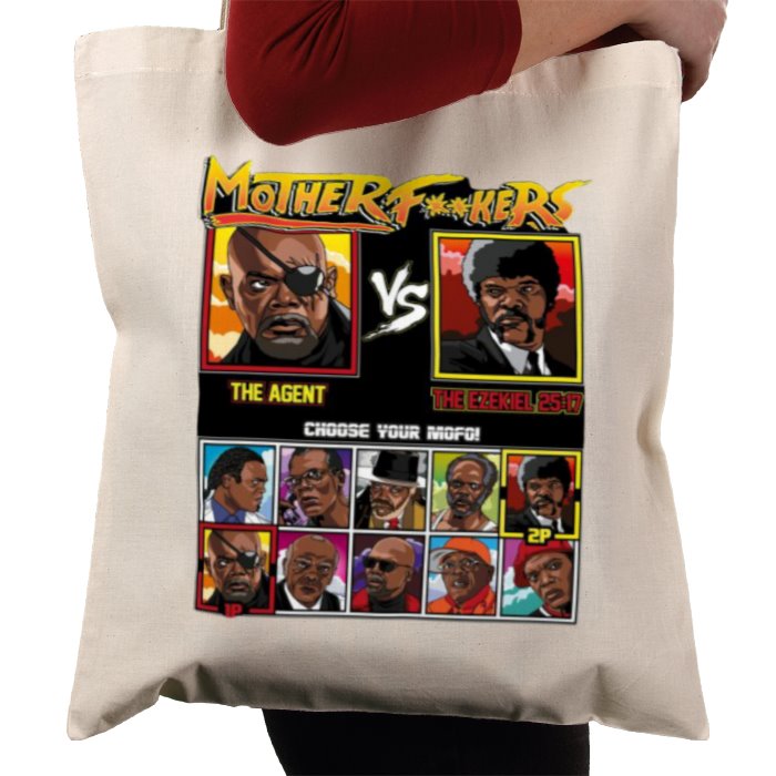 Samuel Jackson & Street Fighter - Mother F**kers Tote Bag