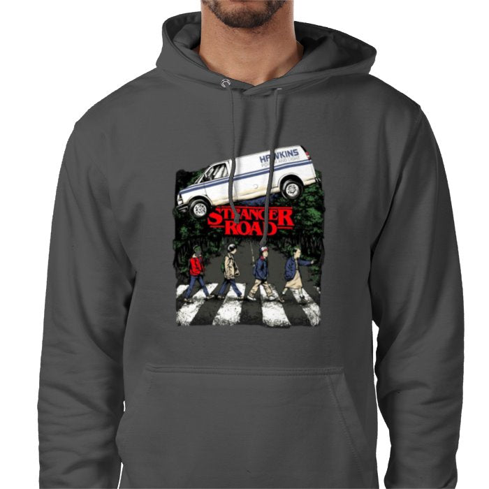 Stranger Things & The Beatles - Abbey Road Value Hoodie